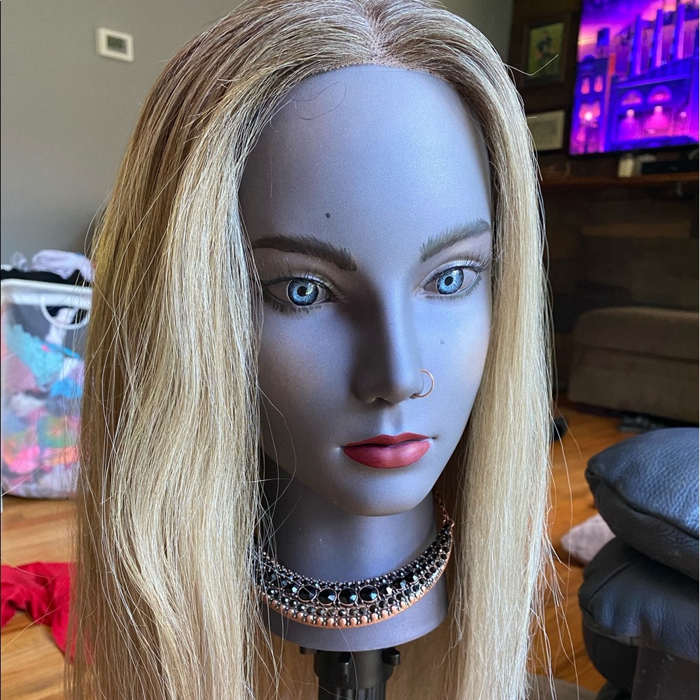 13x6 human synthetic blend